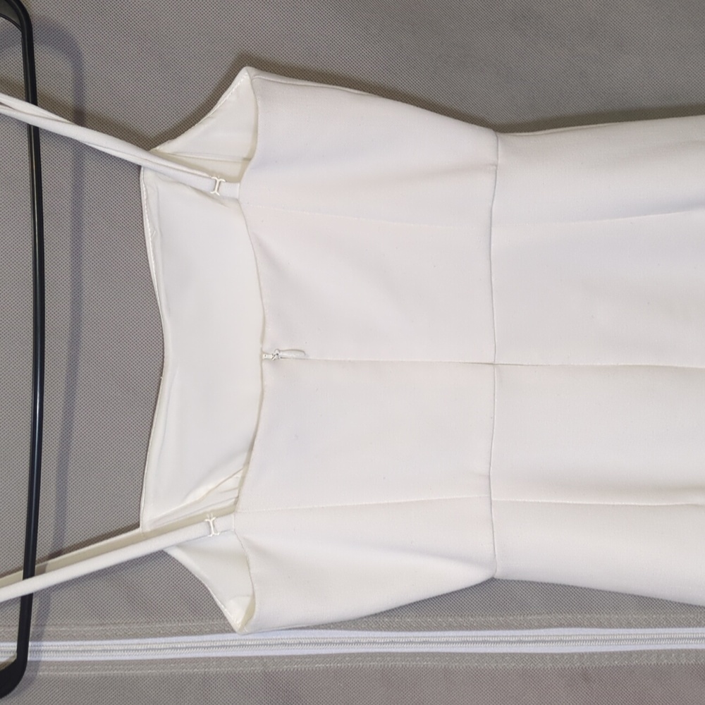 French Connection Cream Mini Dress Size 0 - Picture 5 of 10